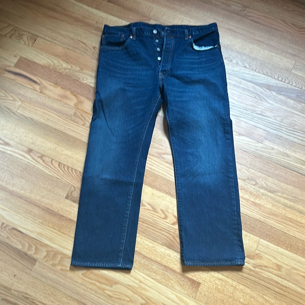 Levi’s 501 button fly jeans. 38x29